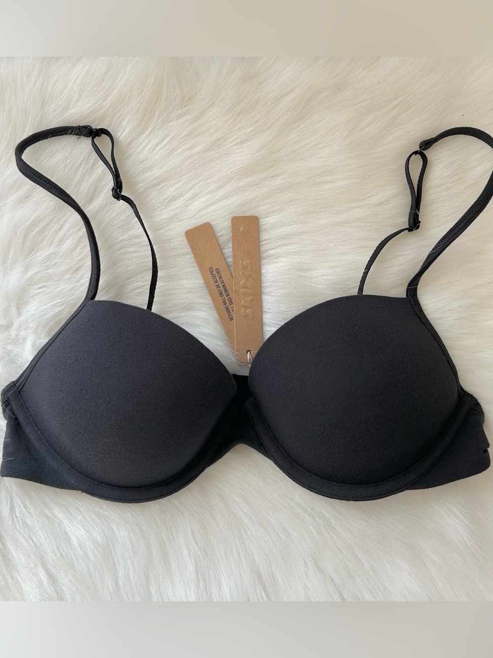 SKIMS Everyday Cotton Lightly Lined Demi Bra BR-LIG-10644 34B
